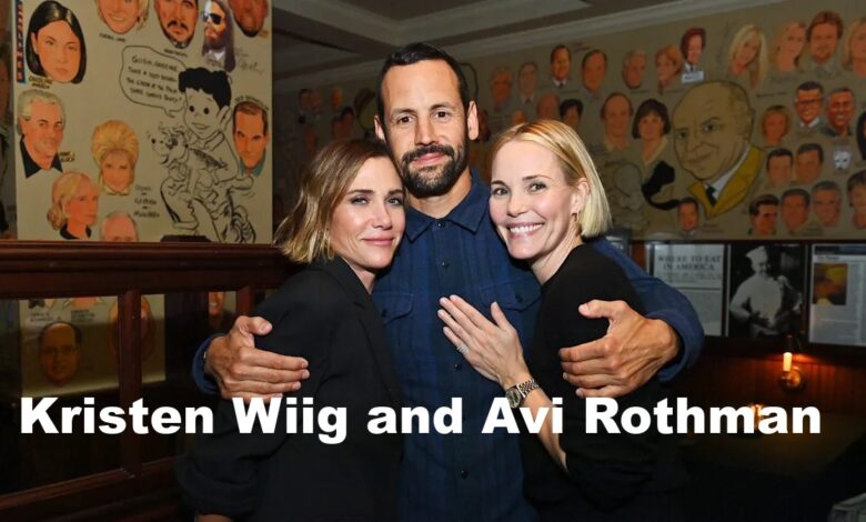 Kristen Wiig and Avi Rothman